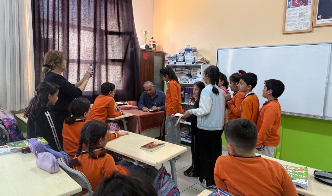 İlimizde bulunan Atatürk İlkokulu tarafından söyleşi ve kitap imza günü