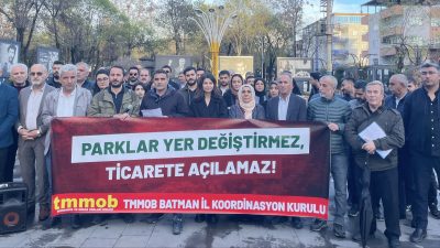 TMMOB Batman İl Koordinasyon Kurulu, Batman Belediyesi Meclisi’nin 04 Mart