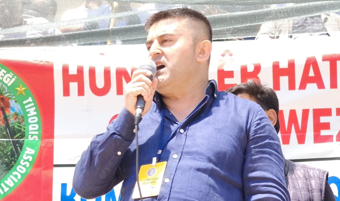 Festival kapsamında açıklamalarda bulunan Batman Tımoklular Derneği Başkanı Av. Ferhat