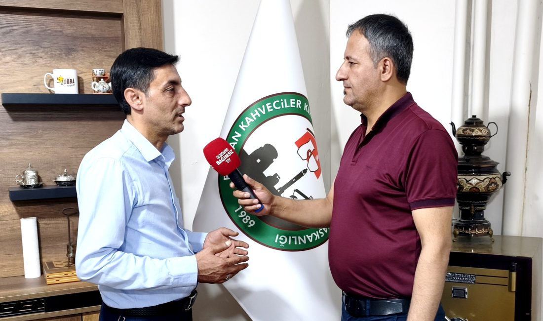 Batman Kahveciler ve Kıraathaneciler Esnaf Odası Başkanı İdris AĞAR, Gazetemiz