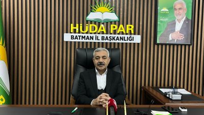 HÜDA PAR Batman İl Başkanı Davut ŞAHİN, Gazze'de devam eden