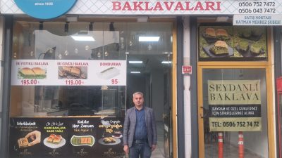 Batman’da tatlı denince akla gelen ilk isimlerden biri olan Seydanlı