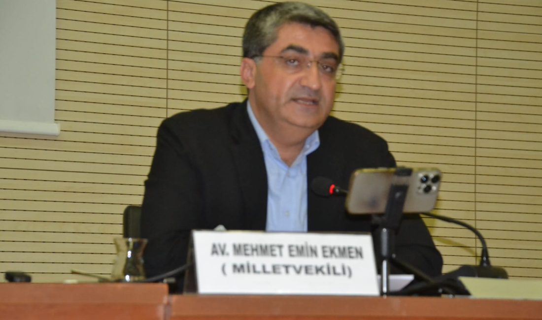 DEVA Partisi Mersin Milletvekili Av. Mehmet Emin EKMEN, Batman Barosu’nda