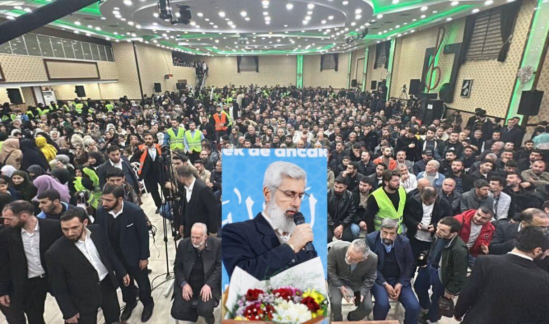 Batman’da gerçekleşen dev buluşmada, Alparslan KUYTUL İzdihamla Karşılandı.