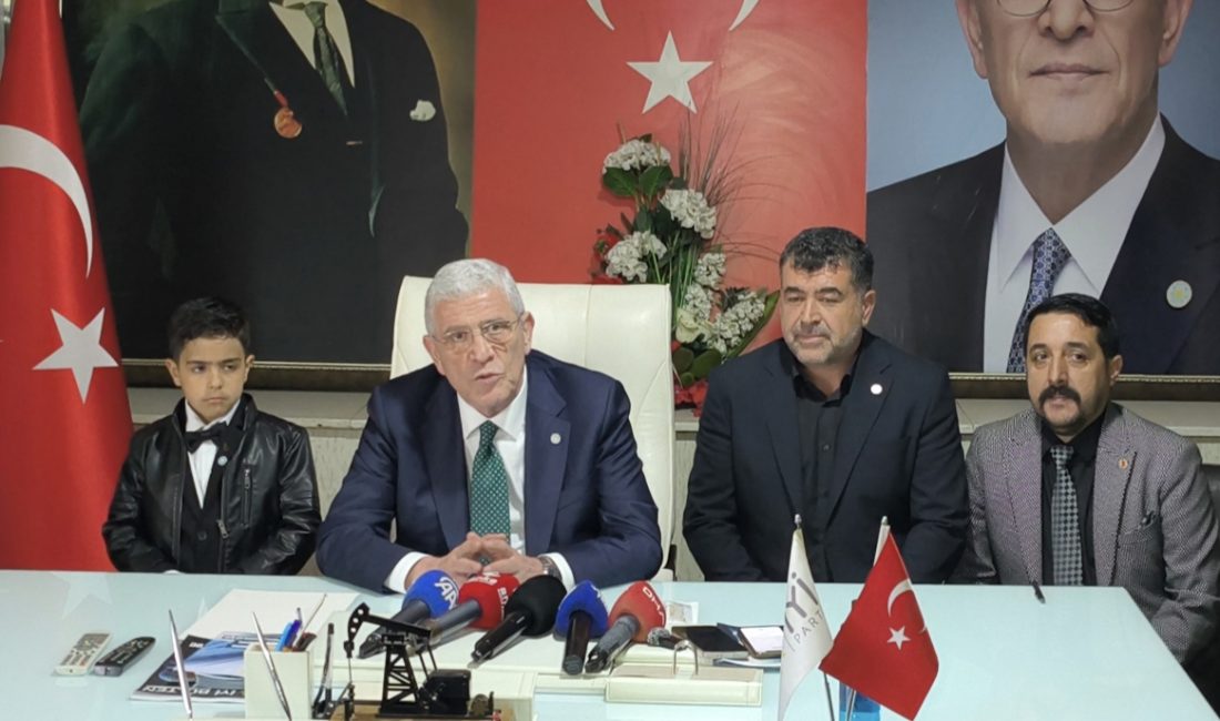 İYİ Parti Genel Başkanı Müsavat Dervişoğlu, Batman ziyaretinde geldiği İYİ