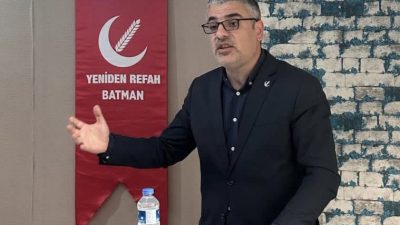 Yeniden Refah Partisi Batman İl Başkanı Ziyaûlhak YAMAÇ, dar gelirli