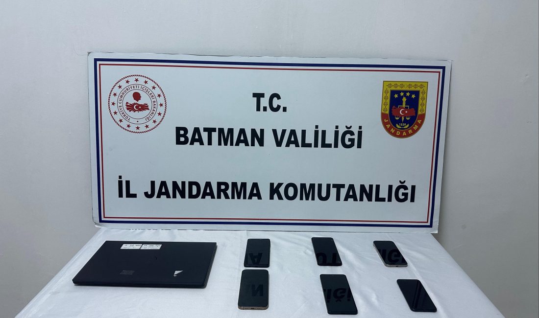 Batman İl Jandarma Komutanlığı tarafından, Batman Cumhuriyet Başsavcılığı koordinesinde yasadışı