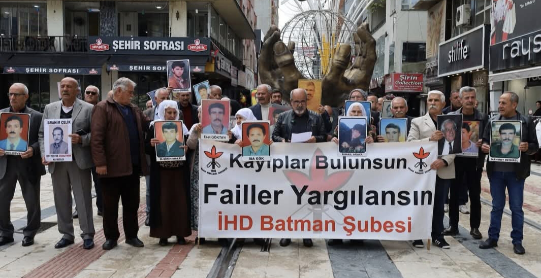 İHD Batman Şubesi ile kayıp yakınlarının eylemi, Batman’da 732’nci haftasında