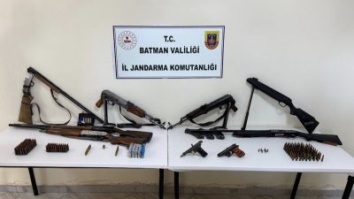 Sason Cumhuriyet Başsavcılığı koordinesinde Batman İl Jandarma Komutanlığınca yürütülen planlı