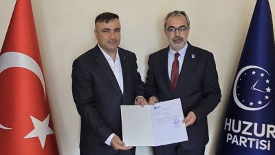 Huzur Partisi Batman İl Başkanlığı görevine Sıraç DURMAZ atandı. Ataması