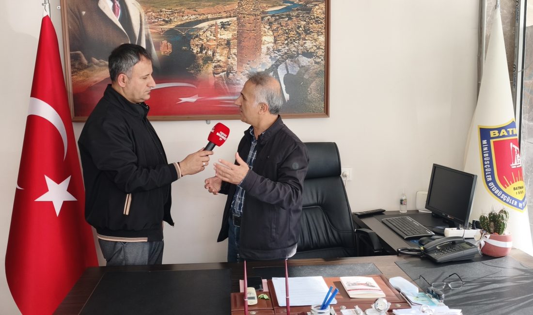 Batman Minibüsçüler, Otobüsçüler ve Servisçiler Odası Başkanı Mehmet TEKİN, gündemde