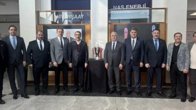 TÜM-ORSİAD Genel Başkanı Muzaffer BAĞ ve beraberindeki yönetim kurulu üyeleri,