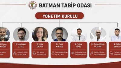 Batman Tabip Odası’nın 25-26 Nisan tarihlerinde gerçekleştirilen seçimli kongresinde tek