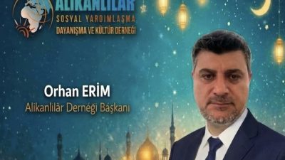 Alikanlılar Sosyal Yardımlaşma, Dayanışma ve Kültür Derneği Başkanı Orhan ERİM,