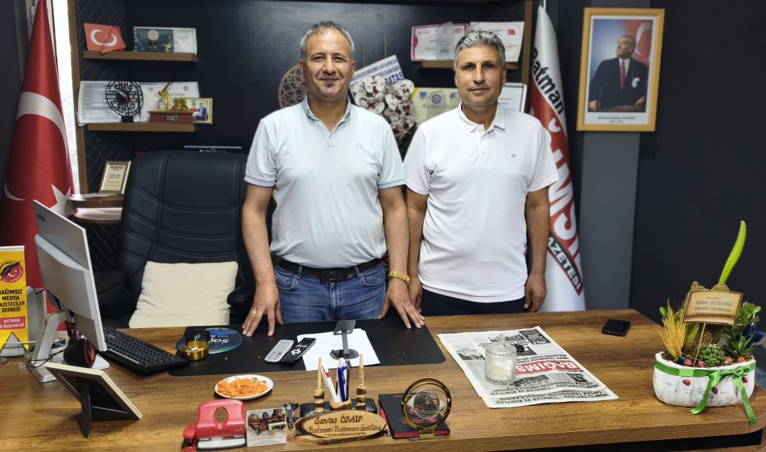 BA-MED Başkanı Mehmet Mehmet DEMİRHAN gazetemizi ziyaret ederek ikinci kuruluş